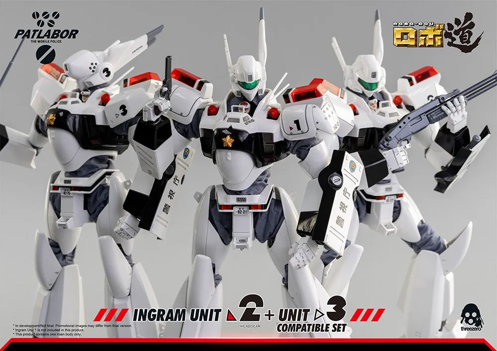 [Pre-order] Mobile Police Patlabor - ROBODOU Ingram Unit 2   Unit 3 Compatible Set Action Figure ThreeZero