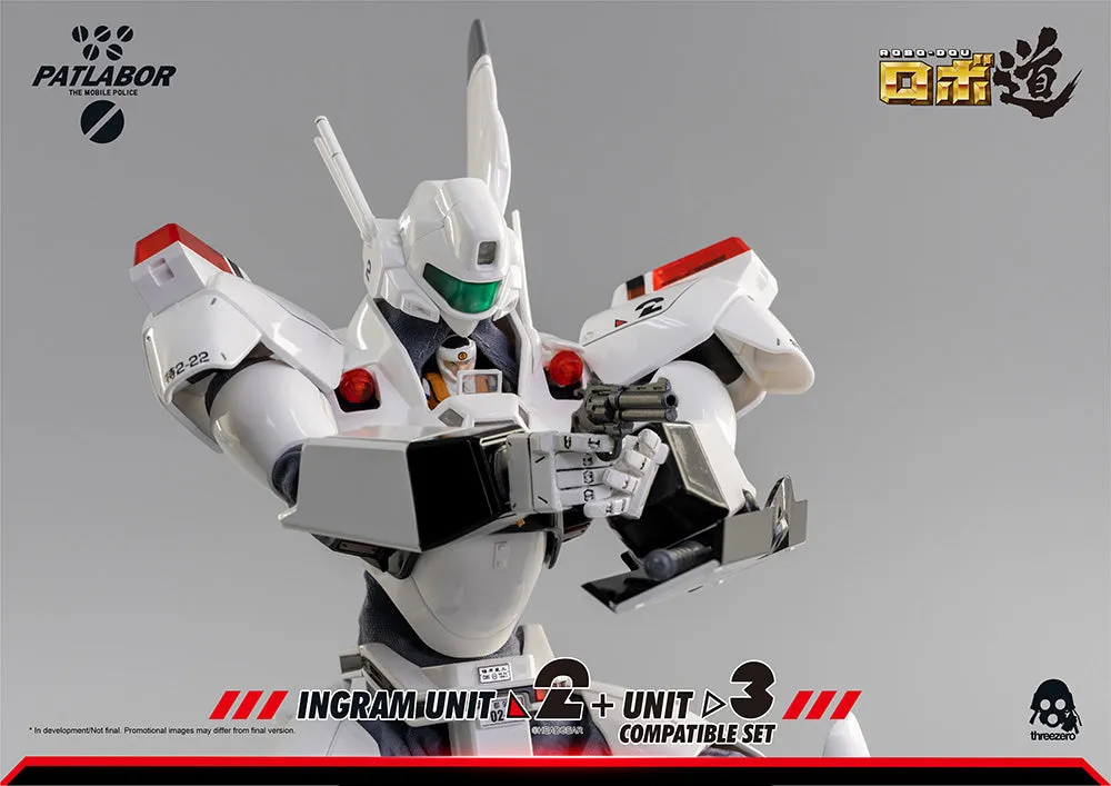 [Pre-order] Mobile Police Patlabor - ROBODOU Ingram Unit 2   Unit 3 Compatible Set Action Figure ThreeZero