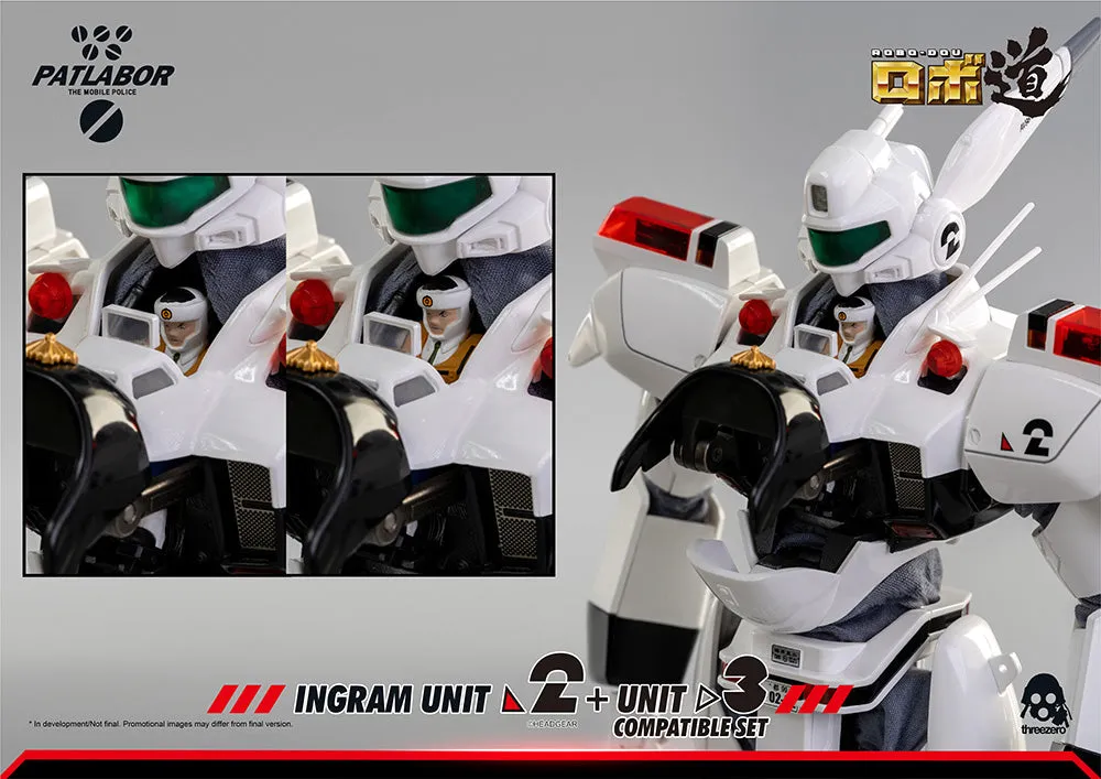 [Pre-order] Mobile Police Patlabor - ROBODOU Ingram Unit 2   Unit 3 Compatible Set Action Figure ThreeZero