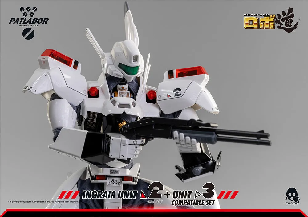 [Pre-order] Mobile Police Patlabor - ROBODOU Ingram Unit 2   Unit 3 Compatible Set Action Figure ThreeZero