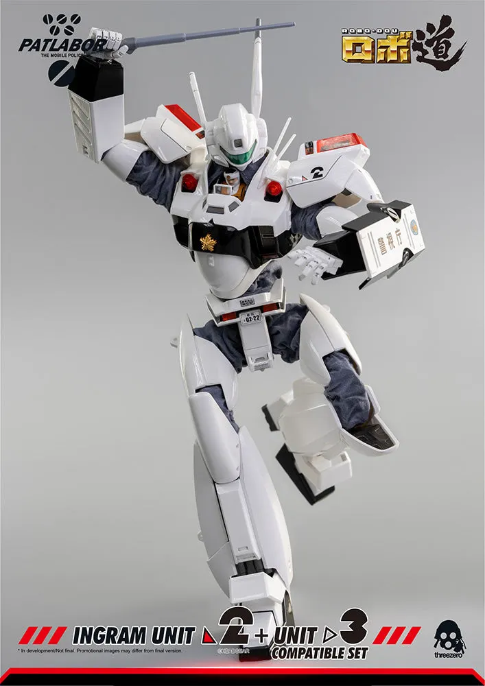 [Pre-order] Mobile Police Patlabor - ROBODOU Ingram Unit 2   Unit 3 Compatible Set Action Figure ThreeZero