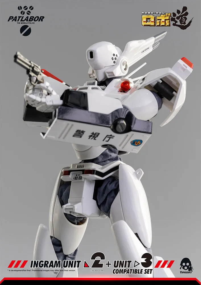 [Pre-order] Mobile Police Patlabor - ROBODOU Ingram Unit 2   Unit 3 Compatible Set Action Figure ThreeZero