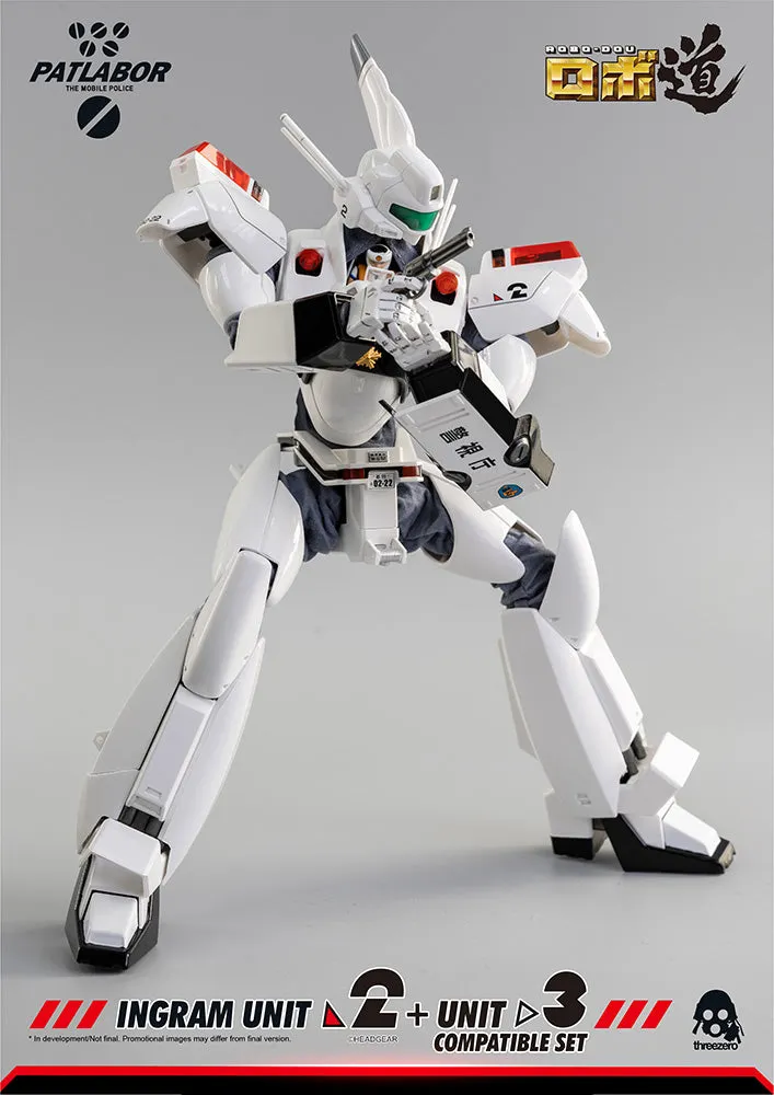 [Pre-order] Mobile Police Patlabor - ROBODOU Ingram Unit 2   Unit 3 Compatible Set Action Figure ThreeZero