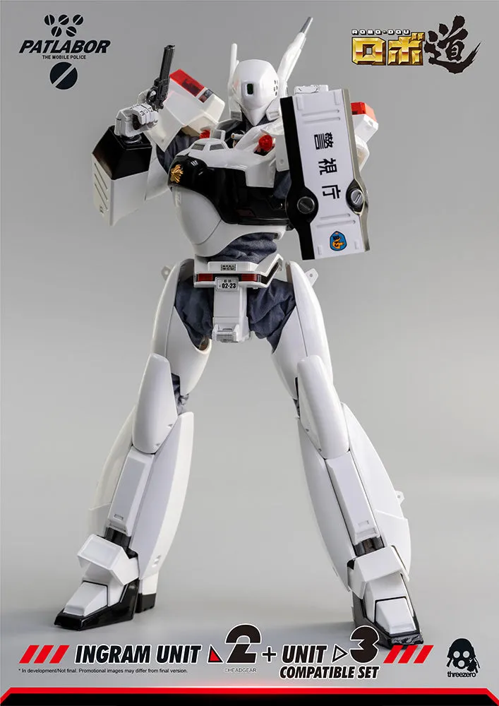[Pre-order] Mobile Police Patlabor - ROBODOU Ingram Unit 2   Unit 3 Compatible Set Action Figure ThreeZero