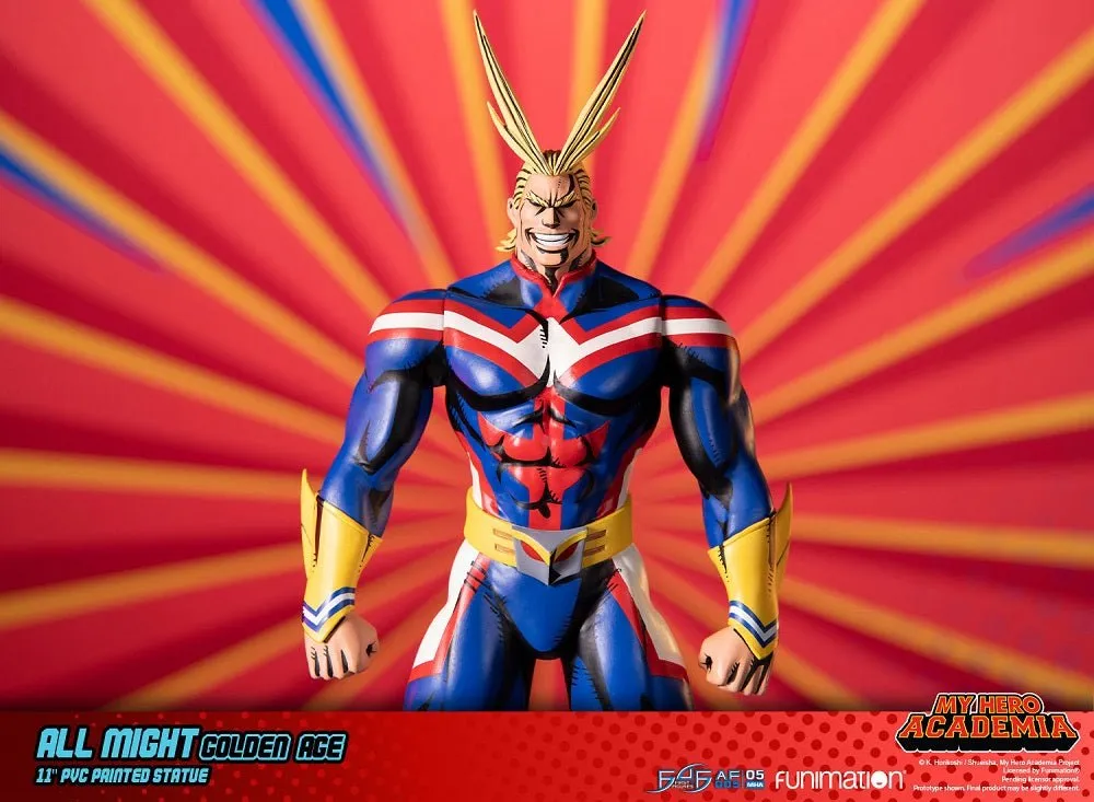 [Pre-order] My Hero Academia - All Might (Golden Age&Casual Wear) PVC Statue Action Figure First 4 Figures