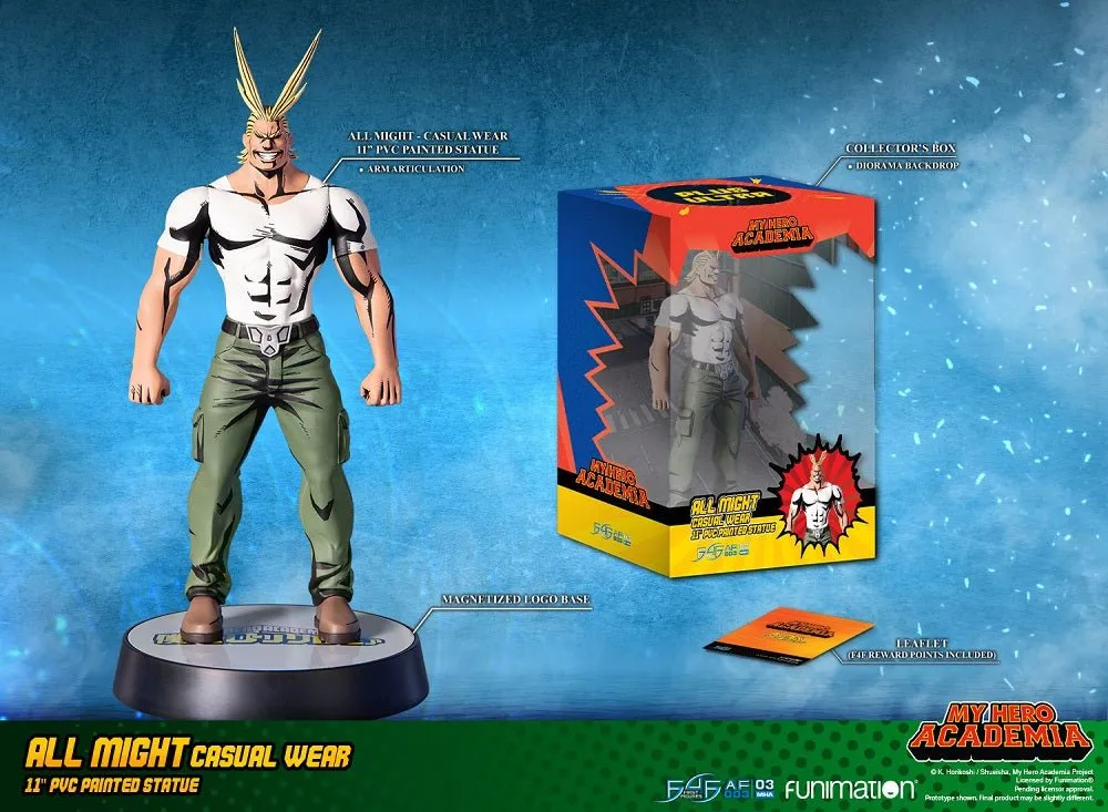 [Pre-order] My Hero Academia - All Might (Golden Age&Casual Wear) PVC Statue Action Figure First 4 Figures