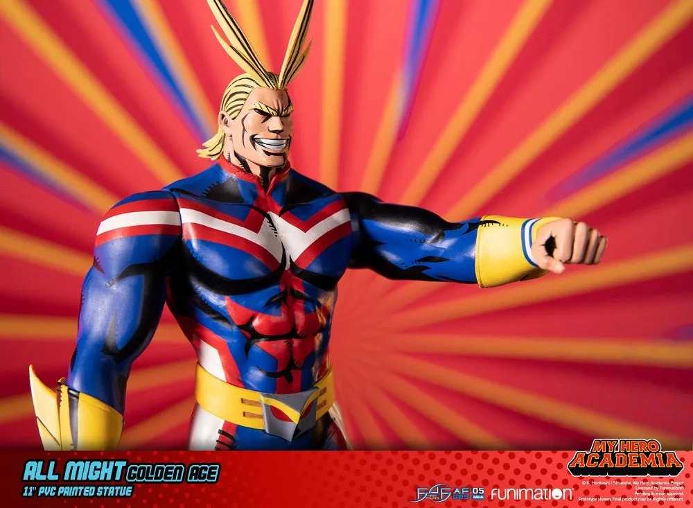 [Pre-order] My Hero Academia - All Might (Golden Age&Casual Wear) PVC Statue Action Figure First 4 Figures