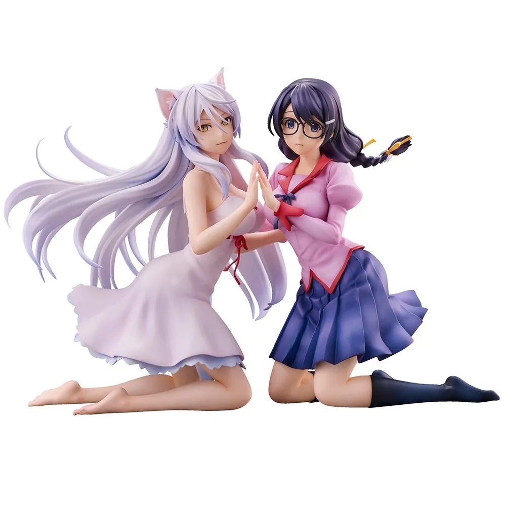 [Pre-order] Nekomonogatari -Tsubasa Hanekawa (2pk Set) Non-Scale Figure Union Creative