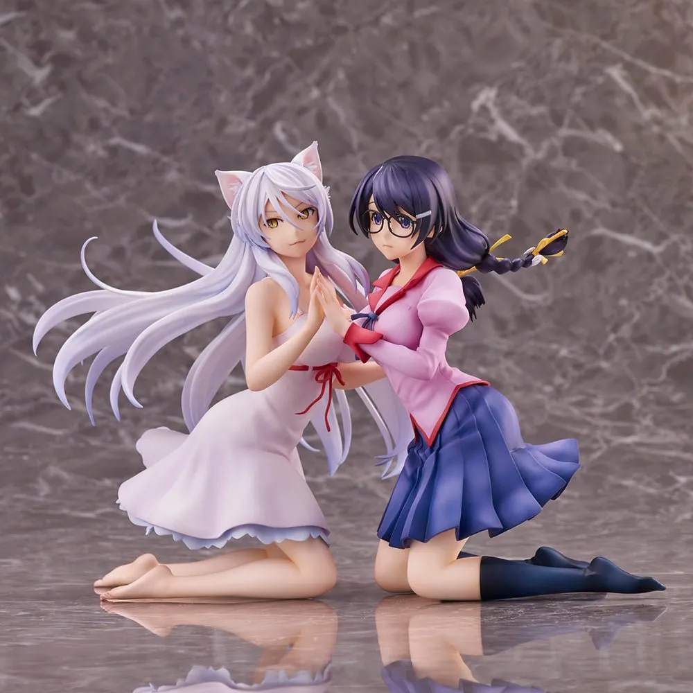 [Pre-order] Nekomonogatari -Tsubasa Hanekawa (2pk Set) Non-Scale Figure Union Creative