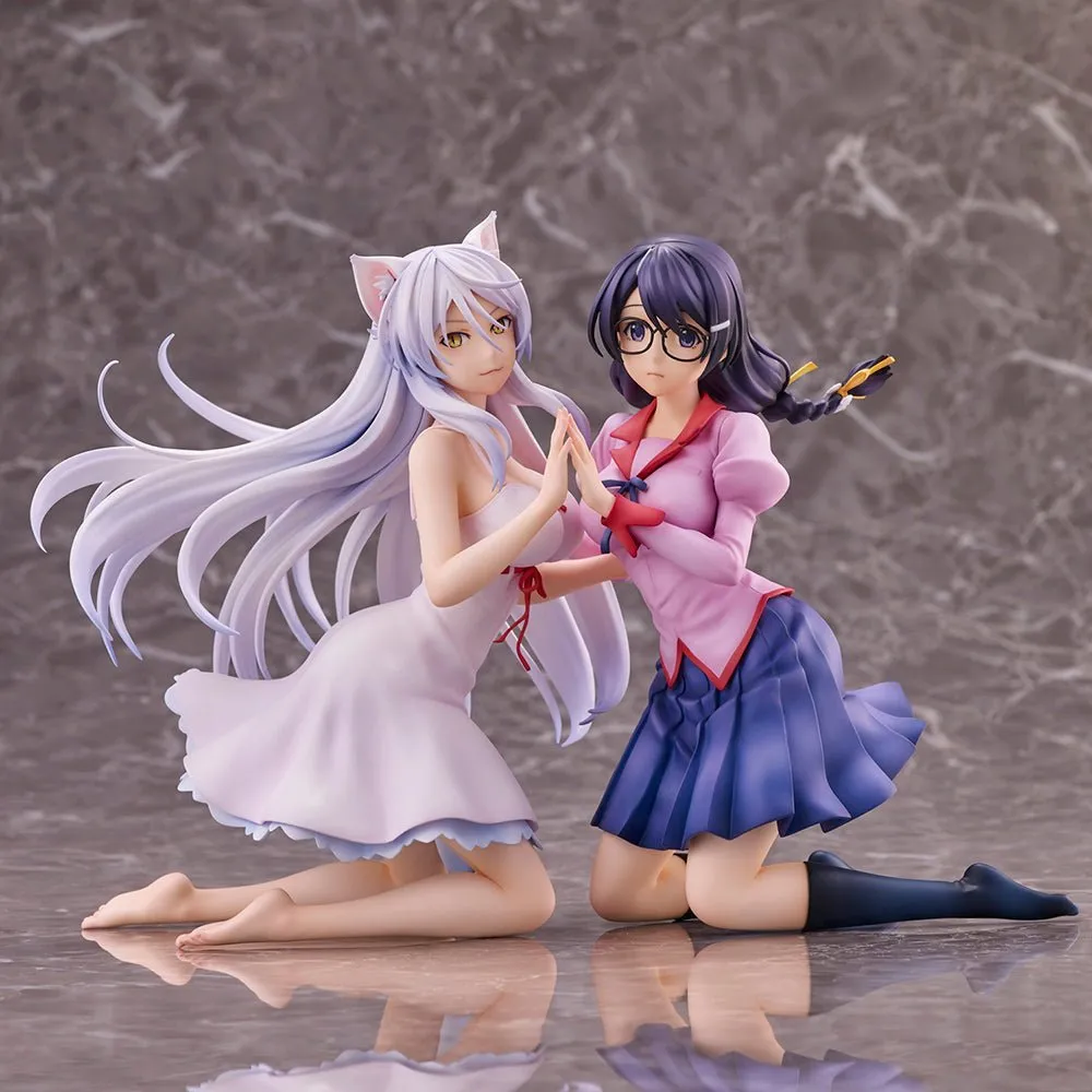 [Pre-order] Nekomonogatari -Tsubasa Hanekawa (2pk Set) Non-Scale Figure Union Creative