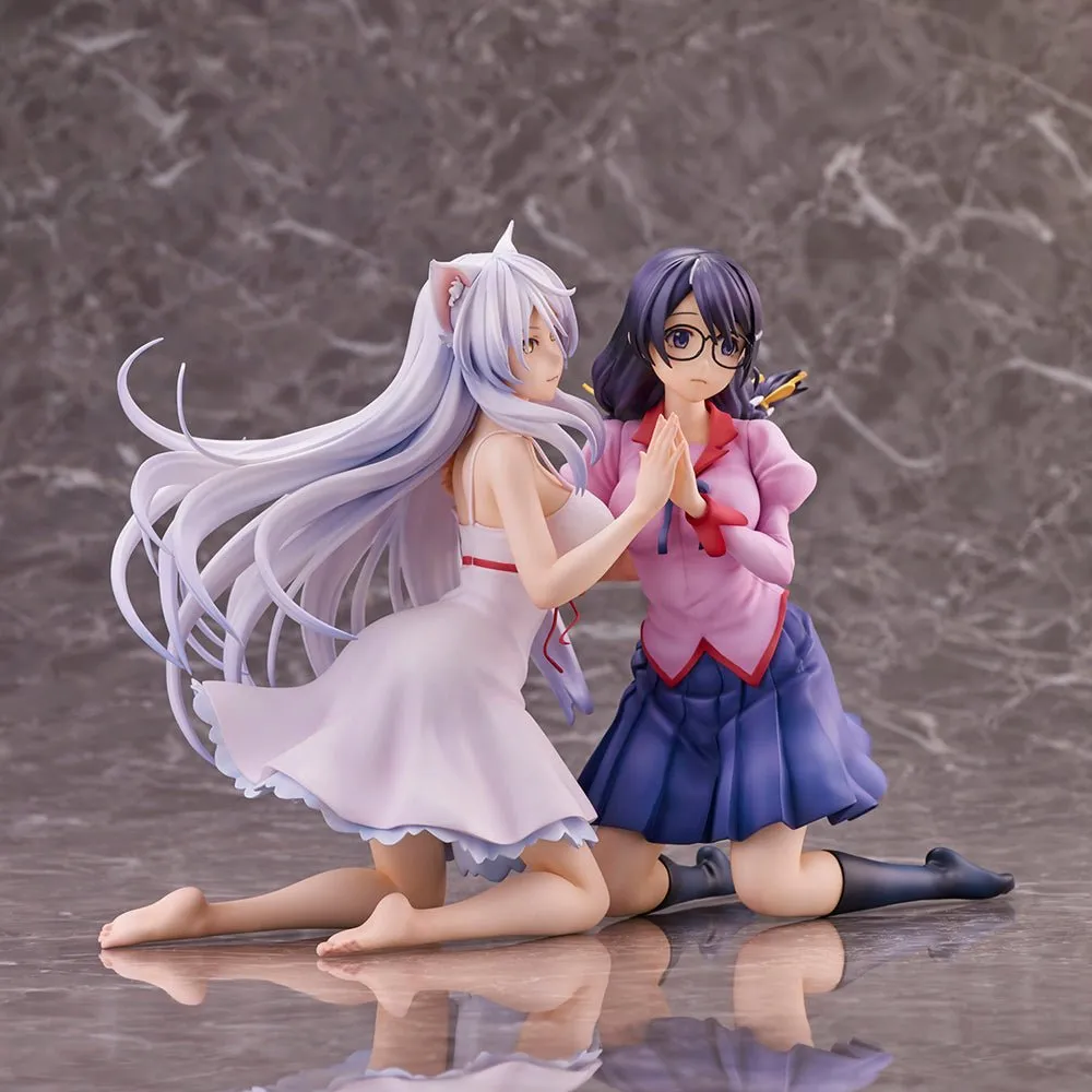 [Pre-order] Nekomonogatari -Tsubasa Hanekawa (2pk Set) Non-Scale Figure Union Creative