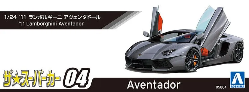 [Pre-order] None - '11 LAMBORGHINI AVENTADOR LP700-4 1/24 Plastic Model Kit Aoshima