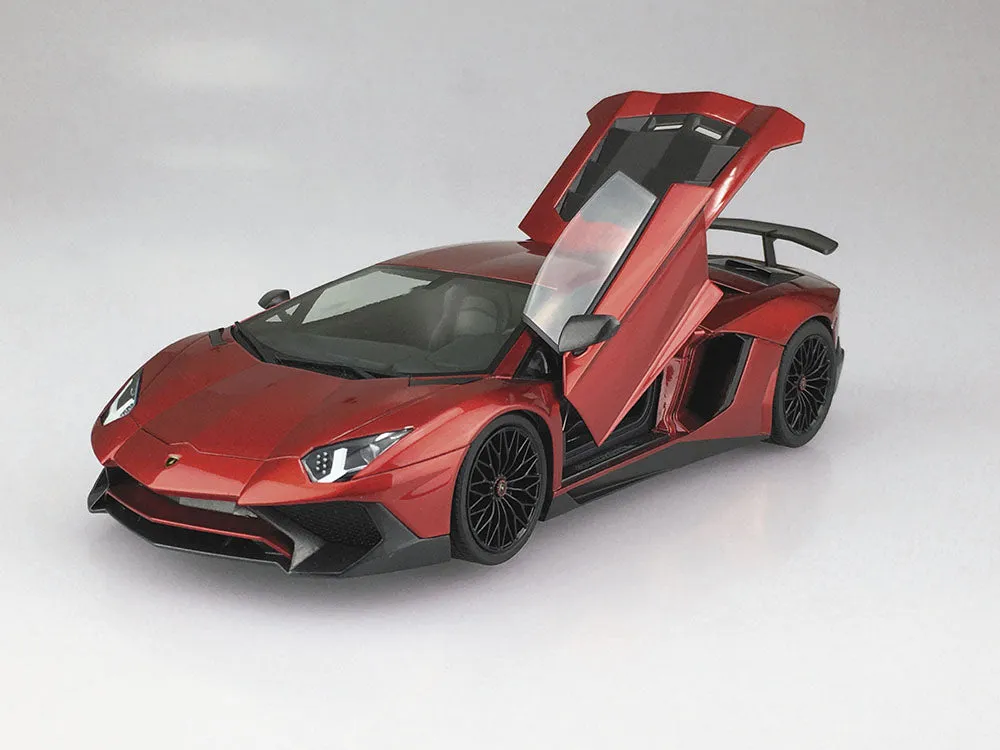 [Pre-order] None - '15 Lamborghini Aventador SV 1/24 Scale Plastic Model Kit Aoshima
