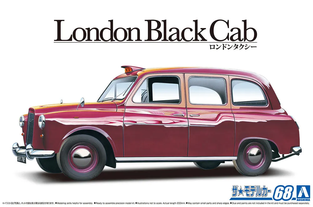 [Pre-order] None - FX-4 London Black Cab 68 1/24 Plastic Model Kit Aoshima