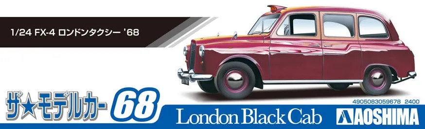 [Pre-order] None - FX-4 London Black Cab 68 1/24 Plastic Model Kit Aoshima