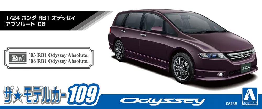 [Pre-order] None - Honda RB1 ODYSSEY ABSOLUTE '06 1/24 Plastic Model Kit Aoshima