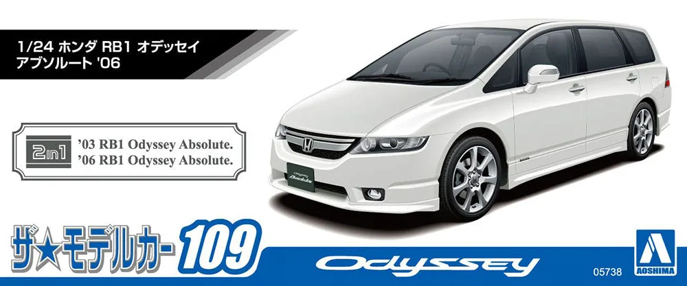 [Pre-order] None - Honda RB1 ODYSSEY ABSOLUTE '06 1/24 Plastic Model Kit Aoshima