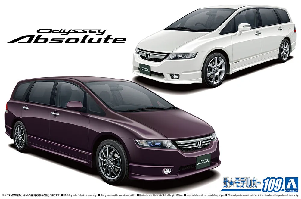 [Pre-order] None - Honda RB1 ODYSSEY ABSOLUTE '06 1/24 Plastic Model Kit Aoshima
