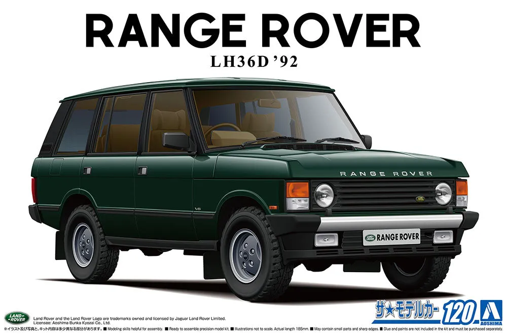 [Pre-order] None - Land Rover LH36D Range Rover Classic '92 1/24 Scale Plastic Model Kit Aoshima