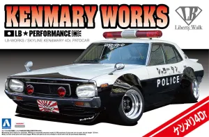 [Pre-order] None - LB WORKS KEN MARY 4Dr PATROL CAR 1/24 Scale Plastic Model Kit Aoshima