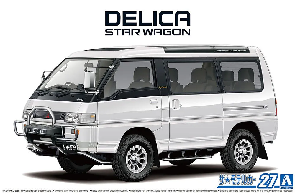 [Pre-order] None - MITSUBISHI P35W DELICA STAR WAGON '91 1/24 Scale Plastic Model Kit Aoshima