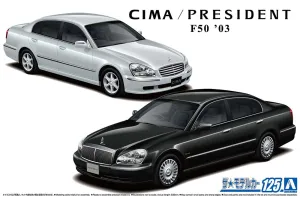 [Pre-order] None - NISSAN F50 CIMA/PRESIDENT '03 1/24 Plastic Model Kit Aoshima