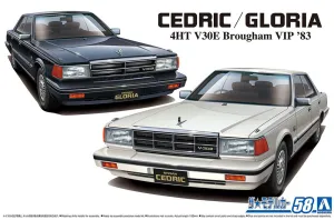 [Pre-order] None - NISSAN Y30 CEDRIC/GLORIA 4HT V30E Brougham VIP '83 1/24 Plastic Model Kit Aoshima