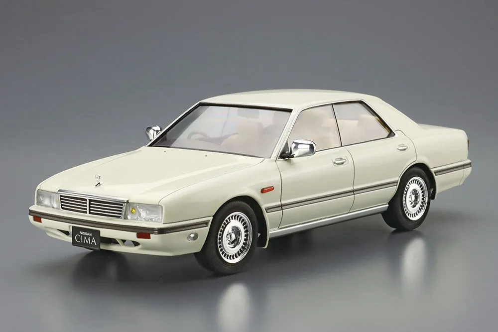 [Pre-order] None - NISSAN Y31 CIMA TYPE II LIMITED '90 1/24 Plastic Model Kit Aoshima