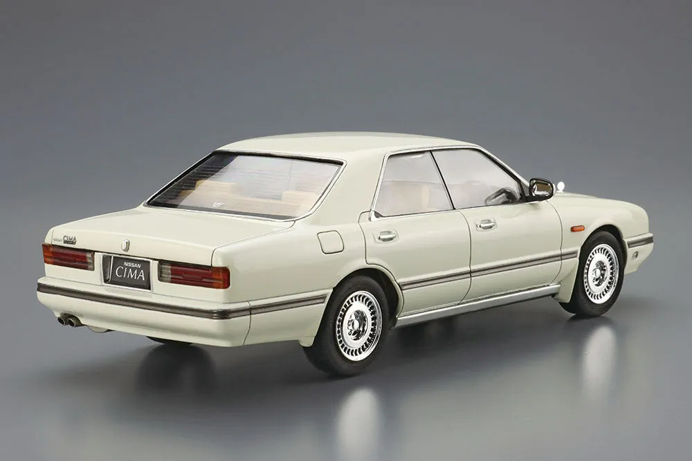 [Pre-order] None - NISSAN Y31 CIMA TYPE II LIMITED '90 1/24 Plastic Model Kit Aoshima