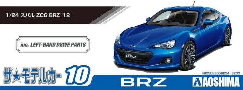 [Pre-order] None - SUBARU ZC6 BRZ '12 1/24 Scale Plastic Model Kit Aoshima