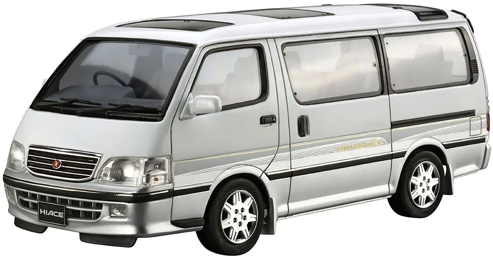 [Pre-order] None - TOYOTA KZH100G HIACE SUPER CUSTOM G '99 1/24 Scale Plastic Model Kit Aoshima