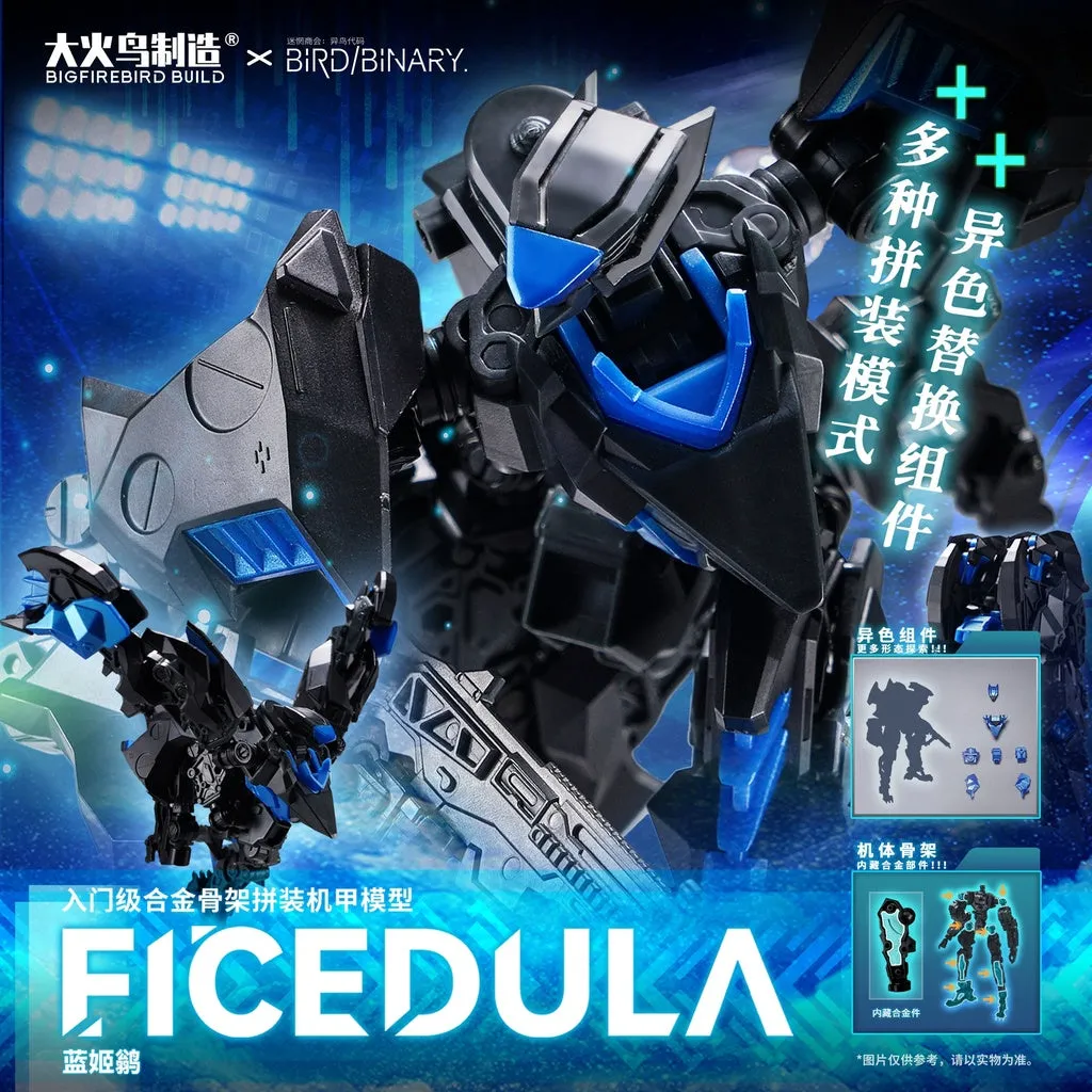 [Pre-order] Original Character - Bird/Binary Ficedula 1/12 Scale Plastic Model Kit Big Firebird Toys