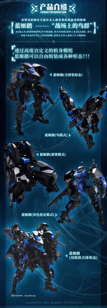 [Pre-order] Original Character - Bird/Binary Ficedula 1/12 Scale Plastic Model Kit Big Firebird Toys