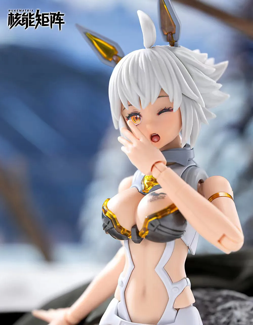 [Pre-order] Original Character - Cyber Forest Fantasy Girls Ff0119 Mad Wolf Plastic Model Kit Nuke Matrix