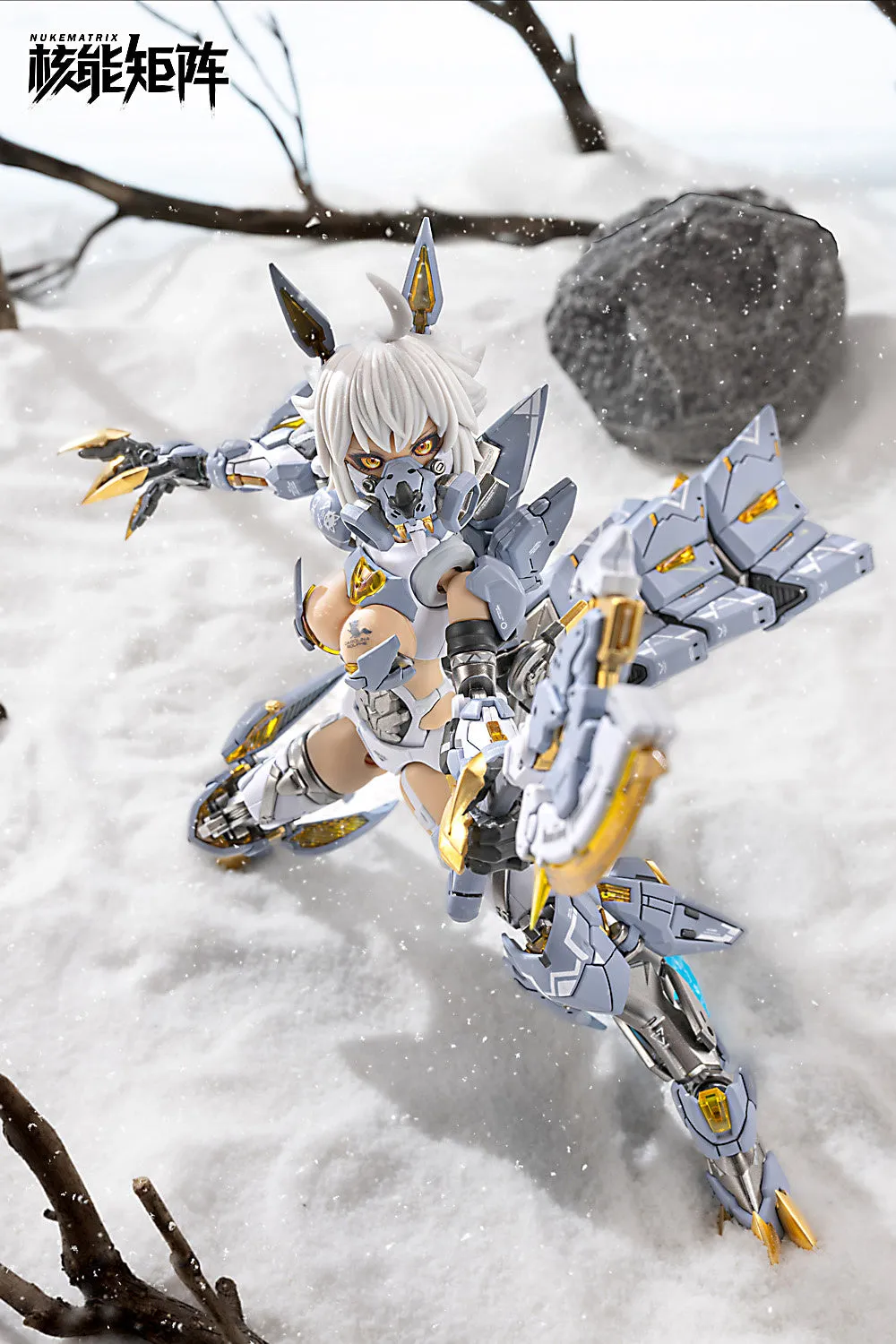 [Pre-order] Original Character - Cyber Forest Fantasy Girls Ff0119 Mad Wolf Plastic Model Kit Nuke Matrix