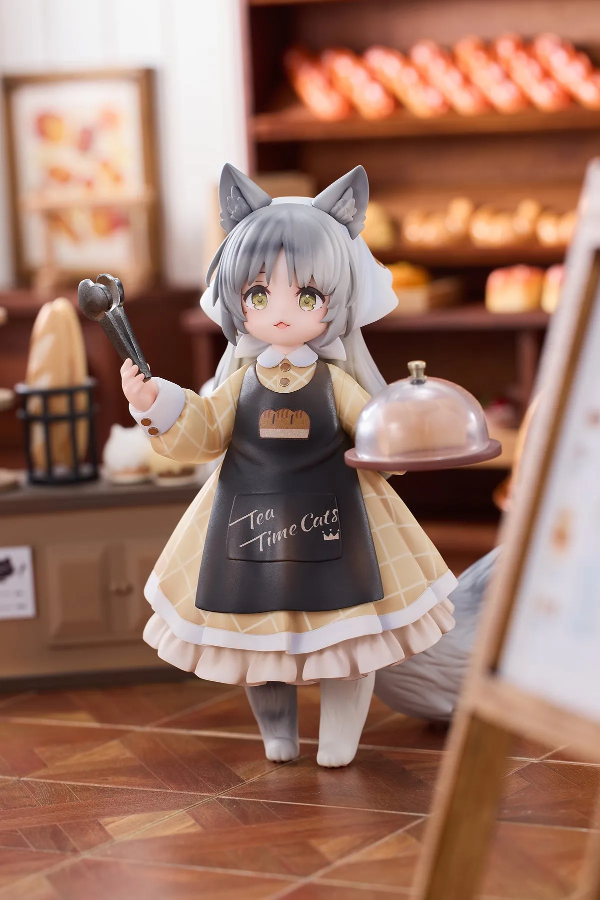 [Pre-order] Original Character - Tea Time Cats DLC Series Meow Town Bakery Shop Assistant & Customer Cat Mini Figure RIBOSE