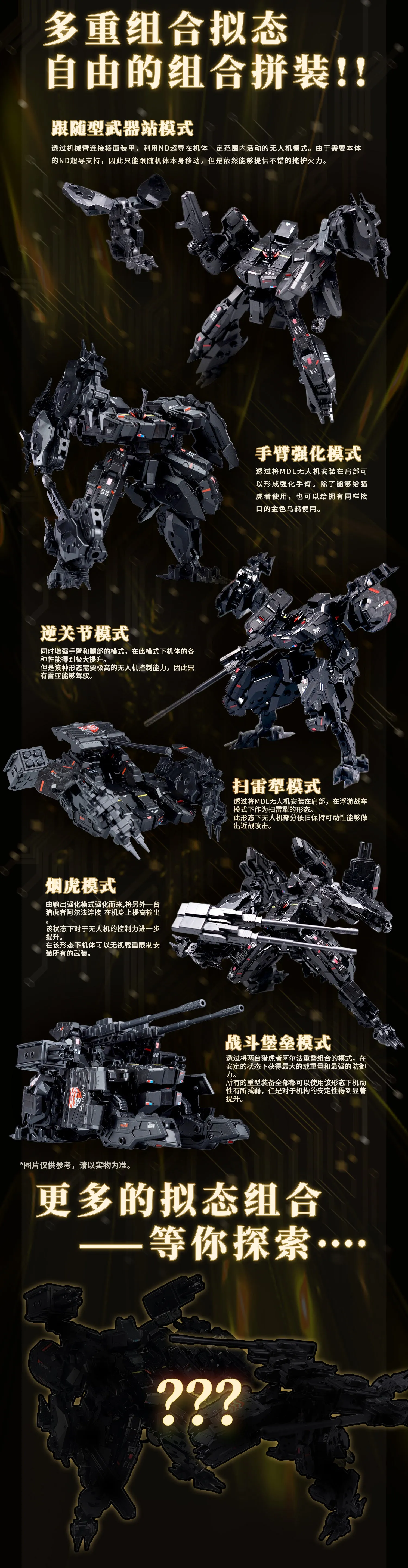 [Pre-order] Original Character - Tiger Hunt Type-Alpha Smokey Tiger (Gun Power & Black Tiger Set Of Two) Alloy Action Figure Big Firebird Toys