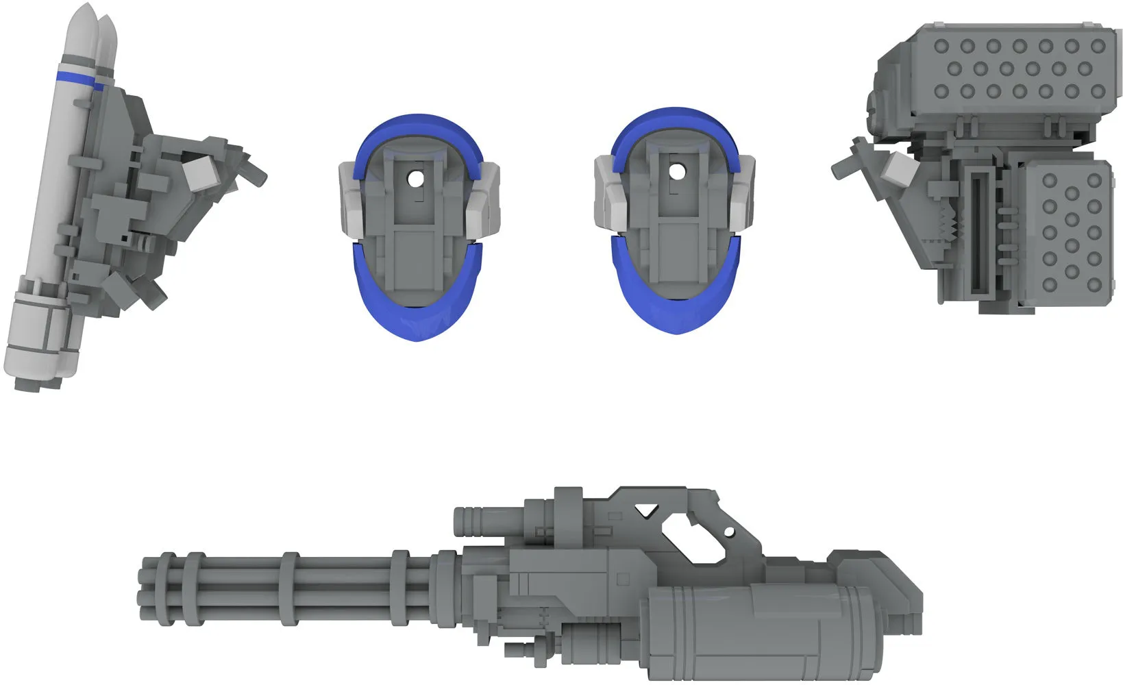 [Pre-order] POWER DoLLS - X-4 (PD-802) WEAPON SET3 Plastic Model Kit PLUM