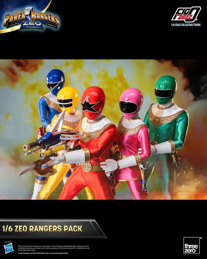 [Pre-order] Power Rangers Zeo - Zeo Rangers Pack 1/6 Action Figure ThreeZero