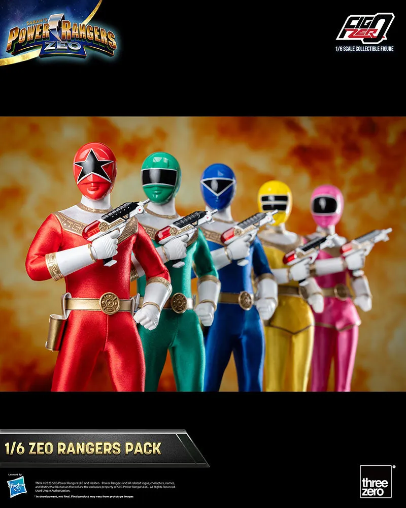 [Pre-order] Power Rangers Zeo - Zeo Rangers Pack 1/6 Action Figure ThreeZero