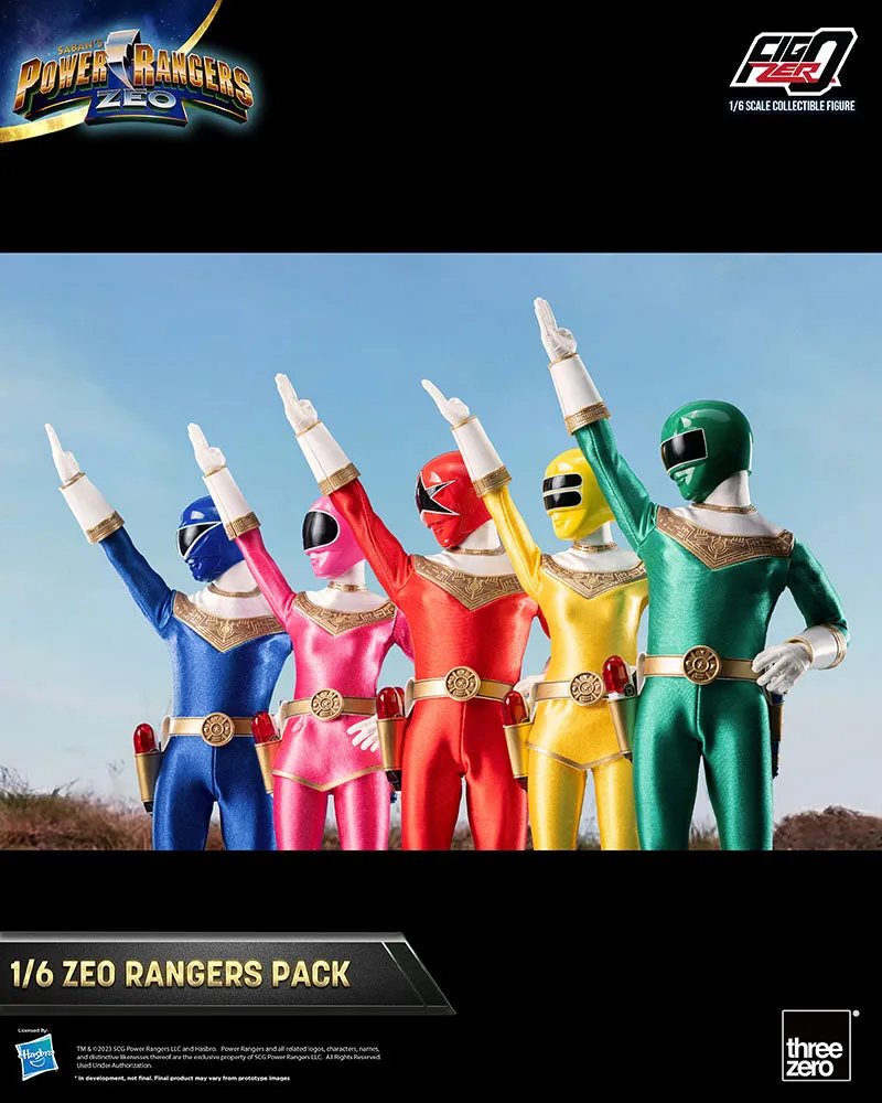 [Pre-order] Power Rangers Zeo - Zeo Rangers Pack 1/6 Action Figure ThreeZero