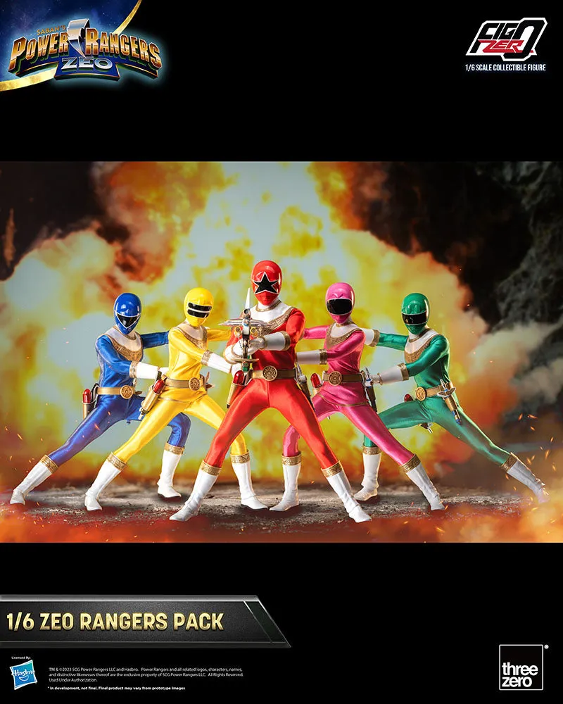 [Pre-order] Power Rangers Zeo - Zeo Rangers Pack 1/6 Action Figure ThreeZero