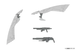 [Pre-order] POWERDoLLS - EXTENSION SET A For 5inM 1/48 PLDANGEL WING M51GRENADE LAUNCHERDSG12SMGPlastic Model Kit PLUM PMOA