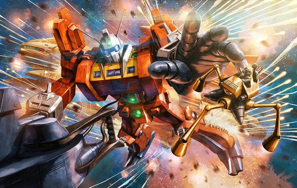 [Pre-order] Space Runaway - Space Runaway Ideon Anime Color Ver. 1/450 Scale Plastic Model Kit Aoshima