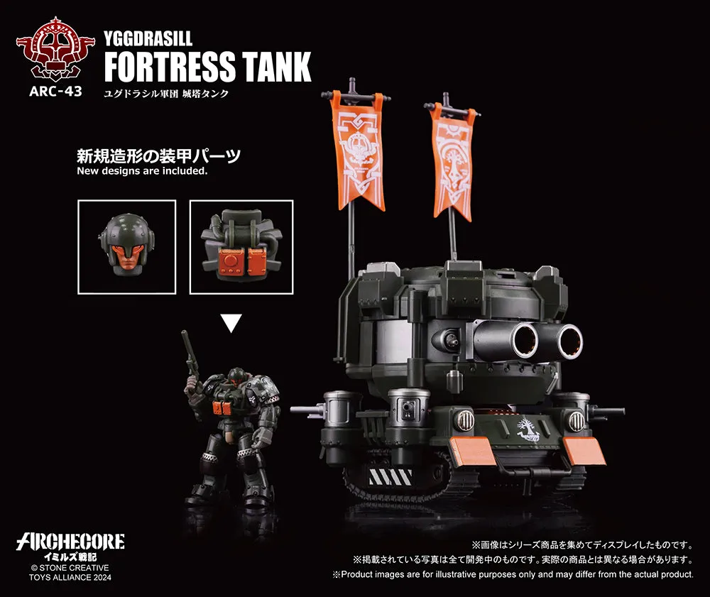 [Pre-order] Toys Alliance Limited - YGGDRASILL FORTRESS TANK ARC-43 ARCHECORE YMIRUS 1/35 SCALE Plastic Model Kit Toys Alliance Limited