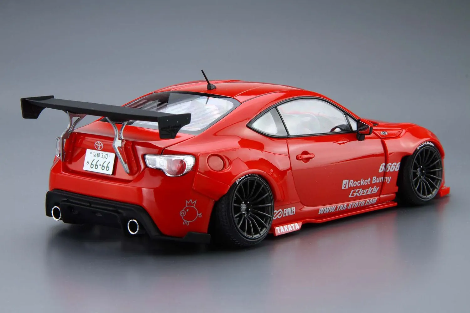 [Pre-order] TUNED CAR #1 - TOYOTA 1/24 ZN6 TOYOTA 86 '12 GREDDY&ROCKET BUNNY ENKEI Ver. Plastic Model Kit Aoshima