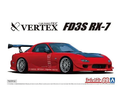 [Pre-order] TUNED CAR #9 - MAZDA 1/24 VERTEX FD3S RX-7 '99 Plastic Model Kit Aoshima