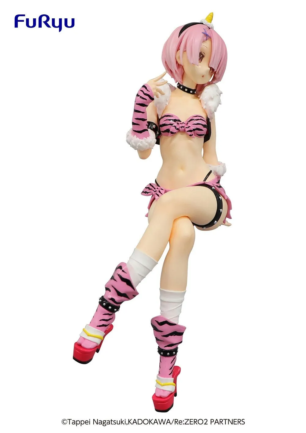 Re:Zero - Starting Life In Another World - Rem & Ram (Demon costume Ver.) Noodle Stopper Prize Figure FuRyu Corporation
