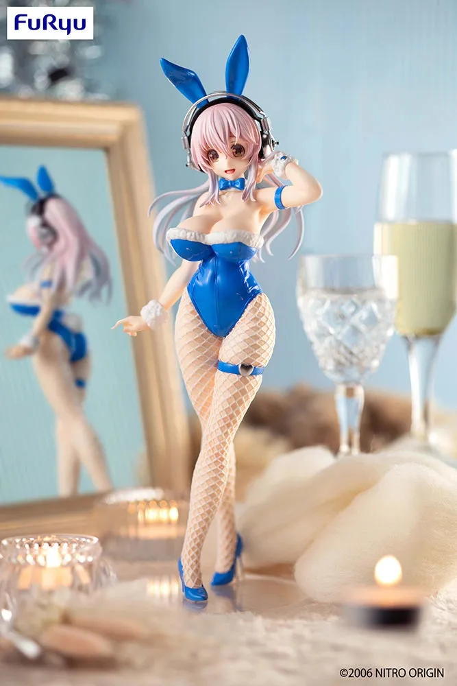 Super Sonico - Super Sonico(Blue Rabbit Ver.) BiCute Bunnies Prize Figure FuRyu