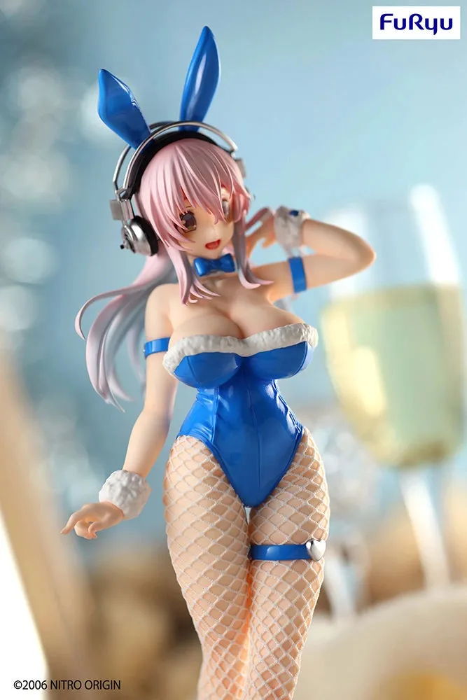 Super Sonico - Super Sonico(Blue Rabbit Ver.) BiCute Bunnies Prize Figure FuRyu